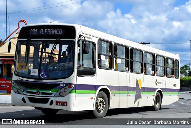 Viação Modelo 9905 na cidade de Aracaju, Sergipe, Brasil, por Julio Cesar  Barbosa Martins. Número da foto: #10335222.