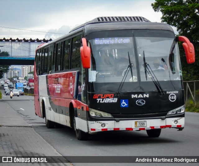 TUASA - Transportes Unidos Alajuelenses 122 na cidade de La Uruca, San José, San José, Costa Rica, por Andrés Martínez Rodríguez. Número da foto: #10336894.