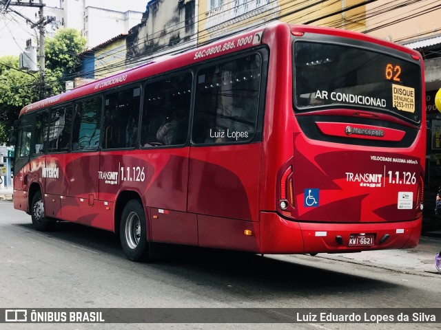Auto Lotação Ingá 1.1.126 na cidade de Niterói, Rio de Janeiro, Brasil, por Luiz Eduardo Lopes da Silva. Número da foto: #10335898.