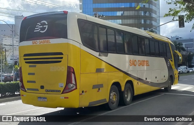 Viação São Gabriel 2800 na cidade de Vitória, Espírito Santo, Brasil, por Everton Costa Goltara. Número da foto: #10336246.