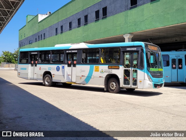 Viação Fortaleza 02914 na cidade de Fortaleza, Ceará, Brasil, por João victor Braz. Número da foto: #10335313.