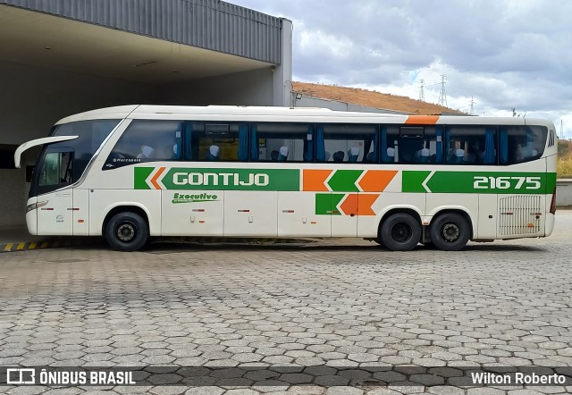 Empresa Gontijo de Transportes 21675 na cidade de Governador Valadares, Minas Gerais, Brasil, por Wilton Roberto. Número da foto: #10336300.