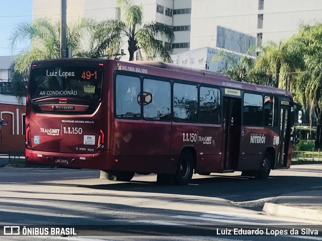 Auto Lotação Ingá 1.1.150 na cidade de Niterói, Rio de Janeiro, Brasil, por Luiz Eduardo Lopes da Silva. ID da foto: 10335873.