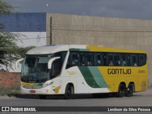 Empresa Gontijo de Transportes 18185 na cidade de Caruaru, Pernambuco, Brasil, por Lenilson da Silva Pessoa. ID da foto: 10336005.