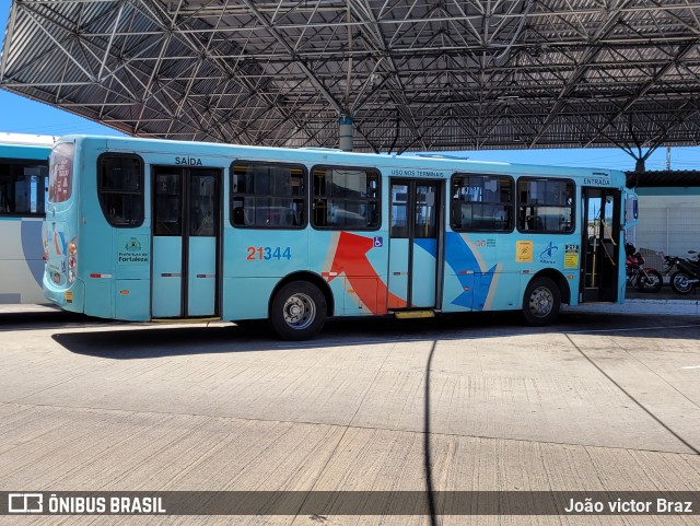 Aliança Transportes Urbanos 21344 na cidade de Fortaleza, Ceará, Brasil, por João victor Braz. ID da foto: 10335328.