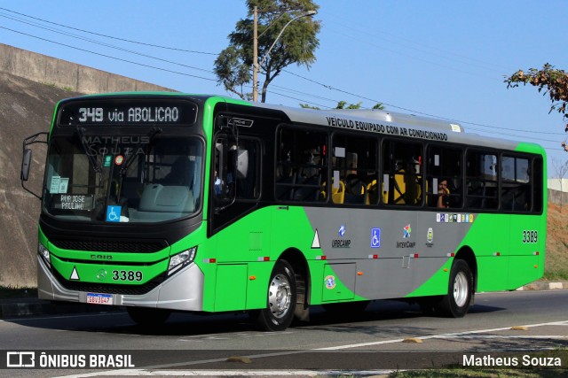 VB Transportes e Turismo 3389 na cidade de Campinas, São Paulo, Brasil, por Matheus Souza. Número da foto: #10366952.