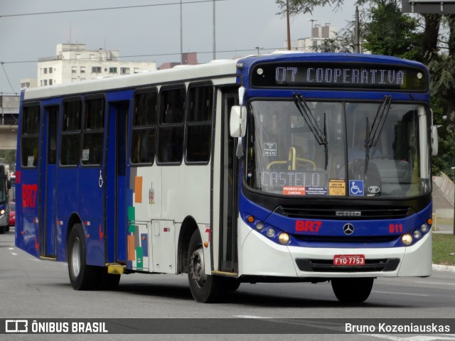 BR7 Mobilidade 611 na cidade de São Bernardo do Campo, São Paulo, Brasil, por Bruno Kozeniauskas. Número da foto: #10366812.