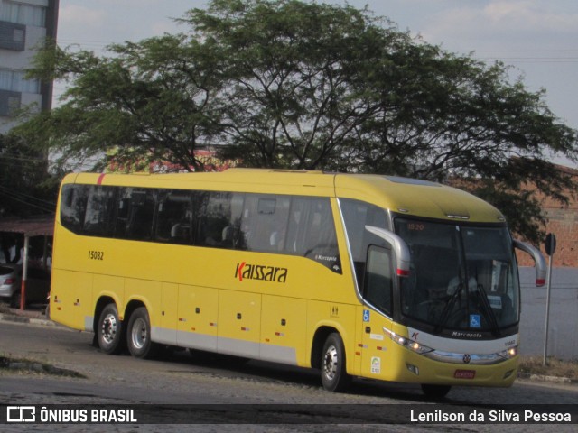 Kaissara - Viação Caiçara 15082 na cidade de Caruaru, Pernambuco, Brasil, por Lenilson da Silva Pessoa. Número da foto: #10366013.