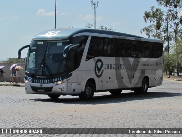 Viação Cruzeiro 6071 na cidade de Caruaru, Pernambuco, Brasil, por Lenilson da Silva Pessoa. Número da foto: #10366257.