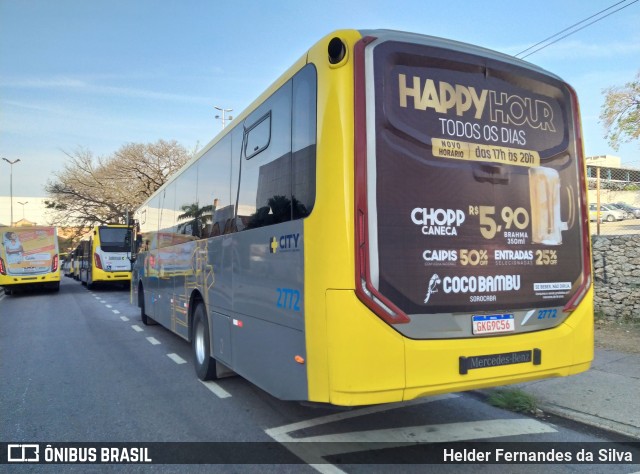 City Transporte Urbano Intermodal Sorocaba 2772 na cidade de Sorocaba, São Paulo, Brasil, por Helder Fernandes da Silva. Número da foto: #10366624.