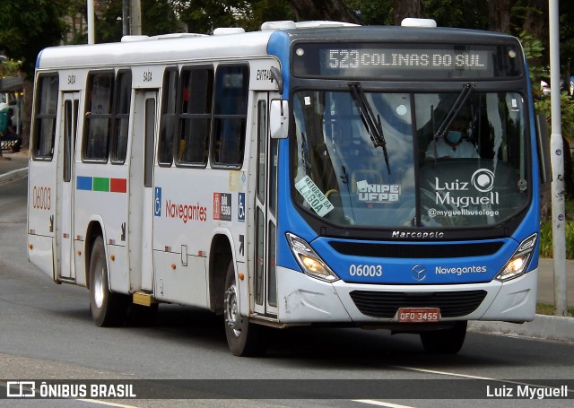 Consórcio Navegantes - 06 > Santa Maria > Transportes Boa Viagem 06003 na cidade de João Pessoa, Paraíba, Brasil, por Luiz Myguell. Número da foto: #10368006.