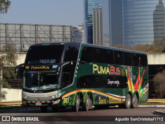 Puma Bus 001 na cidade de Ciudad Autónoma de Buenos Aires, Argentina, por Agustin SanCristobal1712. Número da foto: #10366750.