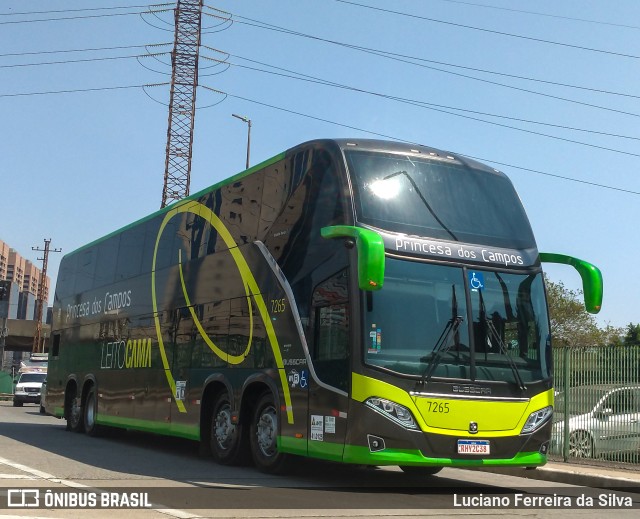 Expresso Princesa dos Campos 7265 na cidade de São Paulo, São Paulo, Brasil, por Luciano Ferreira da Silva. Número da foto: #10367310.
