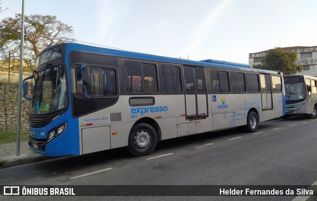 BRT Sorocaba Concessionária de Serviços Públicos SPE S/A 3036 na cidade de Sorocaba, São Paulo, Brasil, por Helder Fernandes da Silva. ID da foto: 10366748.