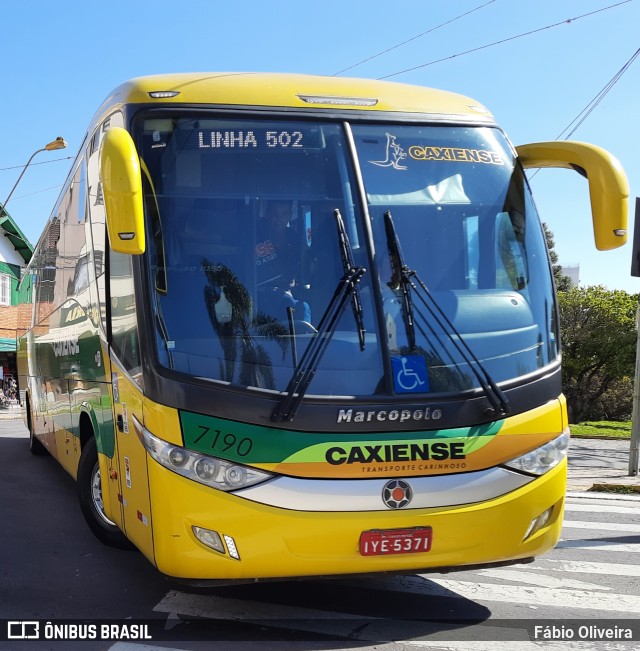 Expresso Caxiense 7190 na cidade de Caxias do Sul, Rio Grande do Sul, Brasil, por Fábio Oliveira. Número da foto: #10365720.