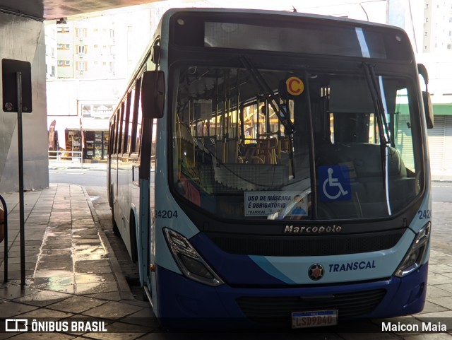 Transcal Sul Transportes Coletivos 24204 na cidade de Porto Alegre, Rio Grande do Sul, Brasil, por Maicon Maia. Número da foto: #10366870.