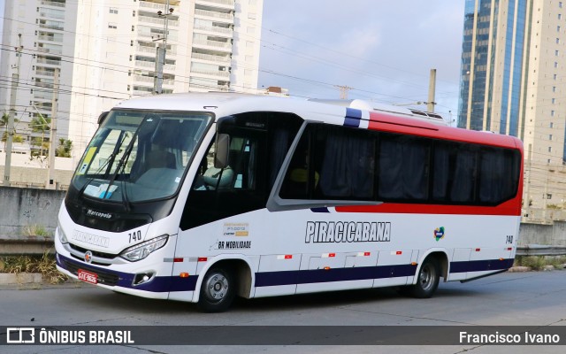Viação Piracicabana 740 na cidade de São Paulo, São Paulo, Brasil, por Francisco Ivano. Número da foto: #10366387.