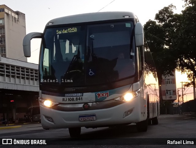 Auto Viação 1001 RJ 108.841 na cidade de Niterói, Rio de Janeiro, Brasil, por Rafael Lima. ID da foto: 10367530.