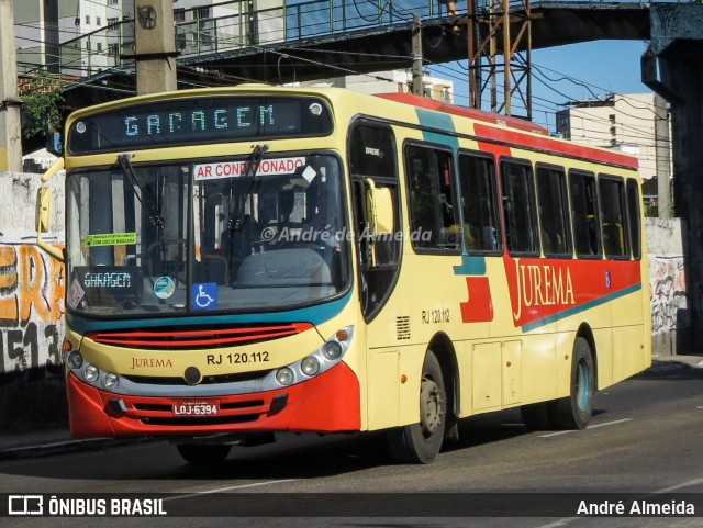 Auto Viação Jurema RJ 120.112 na cidade de Duque de Caxias, Rio de Janeiro, Brasil, por André Almeida. ID da foto: 10365781.