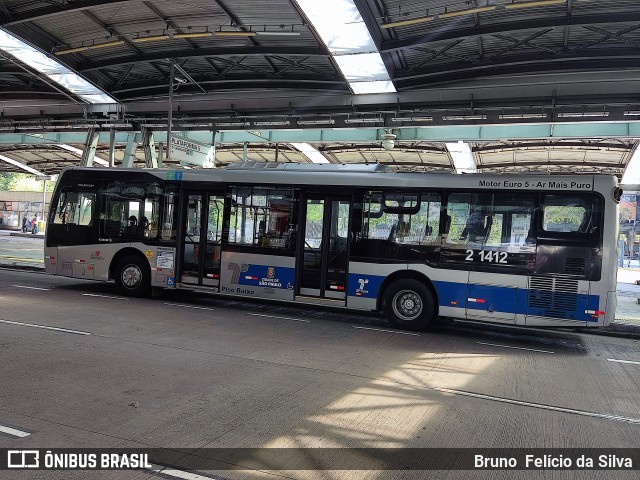 Sambaíba Transportes Urbanos 2 1412 na cidade de São Paulo, São Paulo, Brasil, por Bruno  Felício da Silva. ID da foto: 10365815.