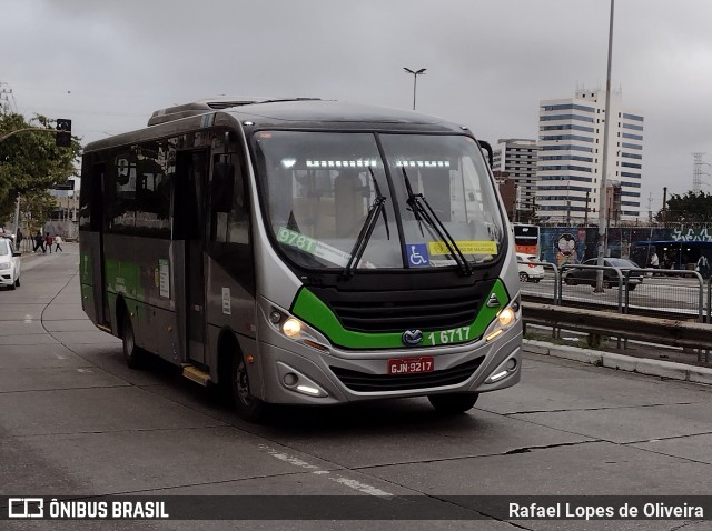 Transcooper > Norte Buss 1 6717 na cidade de São Paulo, São Paulo, Brasil, por Rafael Lopes de Oliveira. Número da foto: #10366121.