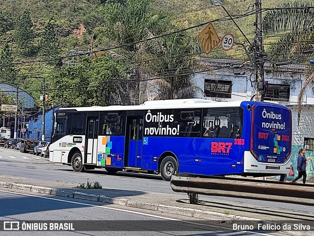 BR7 Mobilidade 3163 na cidade de São Bernardo do Campo, São Paulo, Brasil, por Bruno  Felício da Silva. ID da foto: 10365823.