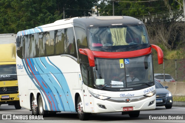 Malitur Turismo 9400 na cidade de São José dos Campos, São Paulo, Brasil, por Everaldo Bordini. Número da foto: #10366629.