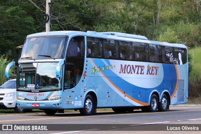 Monte Rey Turismo 5800 na cidade de Itaperuna, Rio de Janeiro, Brasil, por Lucas Oliveira. Número da foto: #10366863.