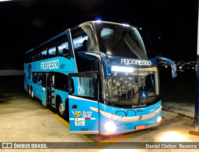 Auto Viação Progresso 6127 na cidade de Caruaru, Pernambuco, Brasil, por Daniel Cleiton  Bezerra. ID da foto: 10367246.