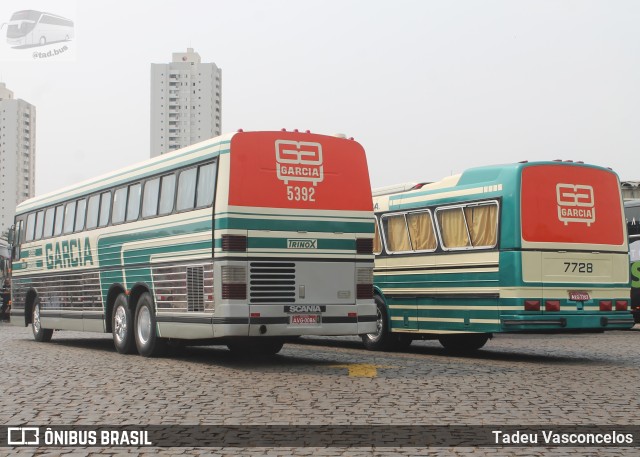 Viação Garcia 5392 na cidade de Londrina, Paraná, Brasil, por Tadeu Vasconcelos. Número da foto: #10366030.
