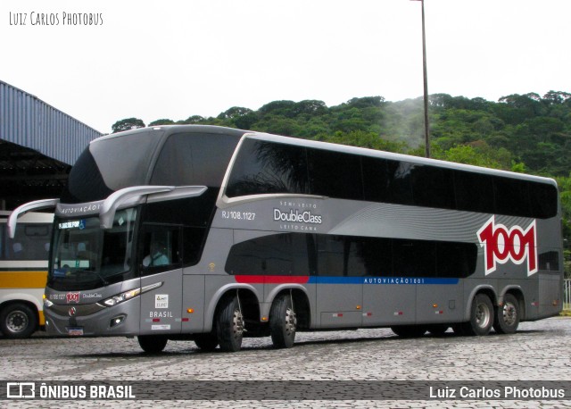 Auto Viação 1001 RJ 108.1127 na cidade de Juiz de Fora, Minas Gerais, Brasil, por Luiz Carlos Photobus. ID da foto: 10367640.