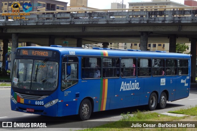 Viação Atalaia Transportes 6005 na cidade de Aracaju, Sergipe, Brasil, por Julio Cesar  Barbosa Martins. Número da foto: #10367076.