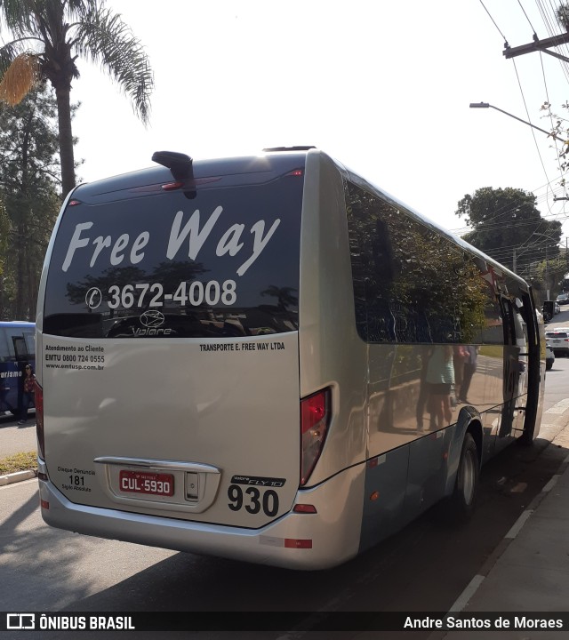 Transporte Escolar Free Way 930 na cidade de Atibaia, São Paulo, Brasil, por Andre Santos de Moraes. ID da foto: 10367794.