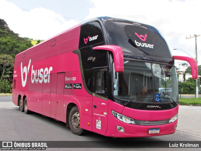 Buser Brasil Tecnologia 5C72 na cidade de Juiz de Fora, Minas Gerais, Brasil, por Luiz Krolman. Número da foto: #10366990.