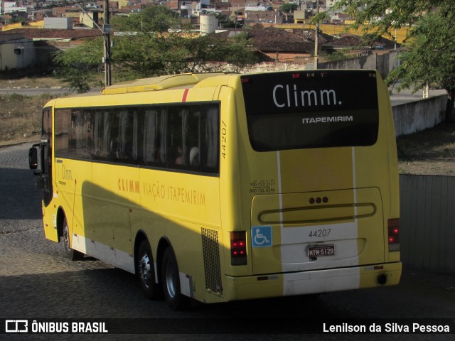 Viação Itapemirim 44207 na cidade de Caruaru, Pernambuco, Brasil, por Lenilson da Silva Pessoa. ID da foto: 10366039.