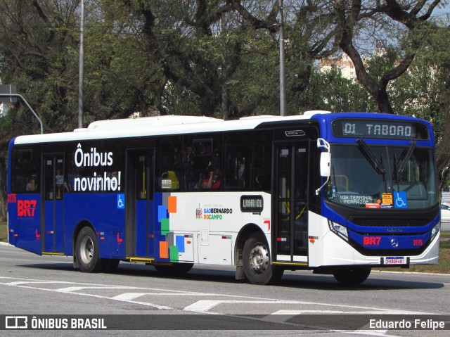BR7 Mobilidade 3175 na cidade de São Bernardo do Campo, São Paulo, Brasil, por Eduardo Felipe. Número da foto: #10367960.