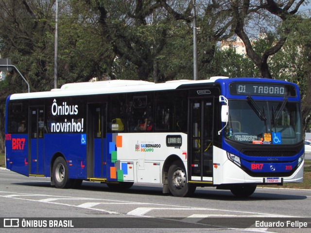 BR7 Mobilidade 3175 na cidade de São Bernardo do Campo, São Paulo, Brasil, por Eduardo Felipe. ID da foto: 10367960.