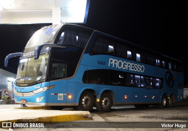 Auto Viação Progresso 6147 na cidade de Caruaru, Pernambuco, Brasil, por Victor Hugo. ID da foto: 10367442.