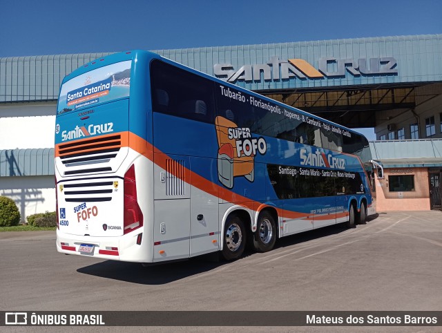 VUSC - Viação União Santa Cruz 4500 na cidade de Santa Cruz do Sul, Rio Grande do Sul, Brasil, por Mateus dos Santos Barros. Número da foto: #10366374.