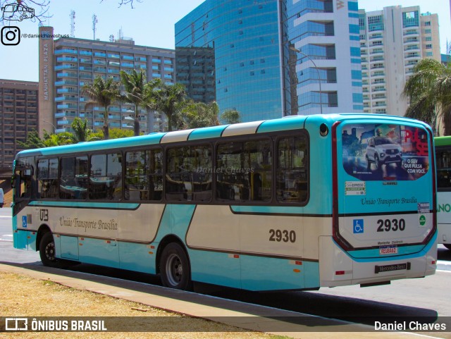 UTB - União Transporte Brasília 2930 na cidade de Brasília, Distrito Federal, Brasil, por Daniel Chaves. Número da foto: #10366239.