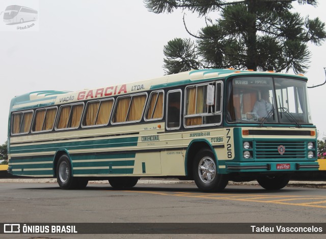 Viação Garcia 7728 na cidade de Londrina, Paraná, Brasil, por Tadeu Vasconcelos. ID da foto: 10366045.