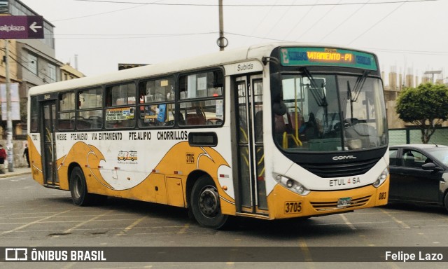 ETUL 4 S.A. 083 na cidade de Chorrillos, Lima, Lima Metropolitana, Peru, por Felipe Lazo. Número da foto: #10368077.