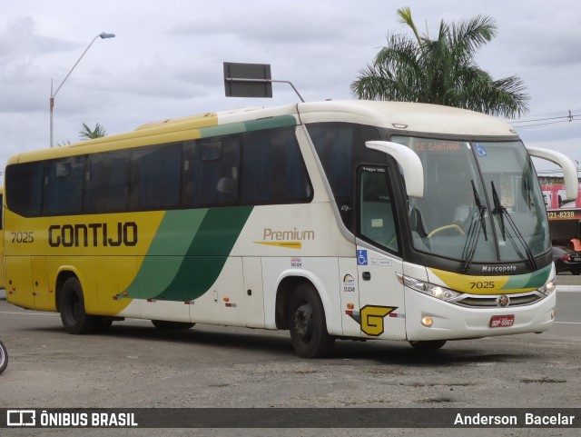 Empresa Gontijo de Transportes 7025 na cidade de Feira de Santana, Bahia, Brasil, por Anderson  Bacelar. Número da foto: #10367919.