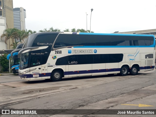 Viação Piracicabana 2650 na cidade de Rio de Janeiro, Rio de Janeiro, Brasil, por José Maurílio Santos. Número da foto: #10365826.