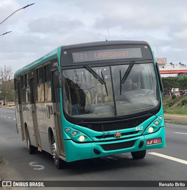VSFL - Viação São Francisco 442 na cidade de Juiz de Fora, Minas Gerais, Brasil, por Renato Brito. Número da foto: #10366604.