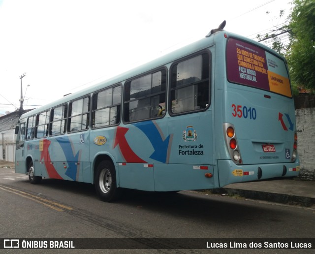 Rota Sol > Vega Transporte Urbano 35010 na cidade de Fortaleza, Ceará, Brasil, por Lucas Lima dos Santos Lucas. ID da foto: 10366135.