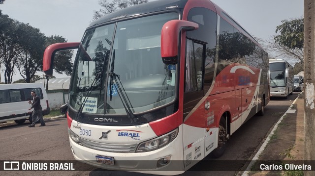 Israel Tur - Israel Transportadora Turística 2090 na cidade de Cascavel, Paraná, Brasil, por Carlos Oliveira. Número da foto: #10367683.