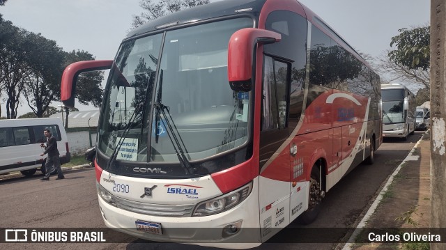 Israel Tur - Israel Transportadora Turística 2090 na cidade de Cascavel, Paraná, Brasil, por Carlos Oliveira. ID da foto: 10367683.