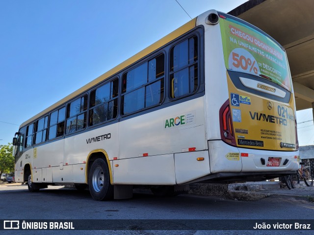 Via Metro - Auto Viação Metropolitana 0211402 na cidade de Maracanaú, Ceará, Brasil, por João victor Braz. ID da foto: 10368001.