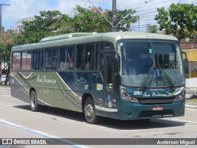 Asa Branca Turismo 2065 na cidade de Recife, Pernambuco, Brasil, por Anderson Miguel. ID da foto: 10368045.